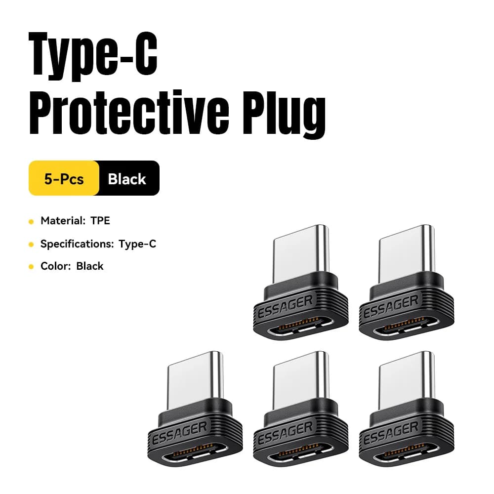 سدادات غبار USB-C مع دعم نقل البيانات OTG