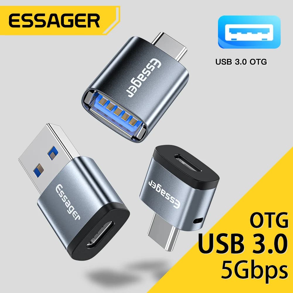محول OTG من USB Type-C إلى أنثى USB 3.0