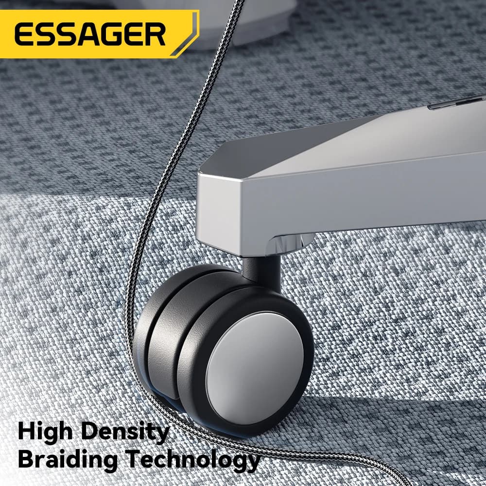 كابل USB-C إلى USB-C بشحن سريع PD بقوة 100W
