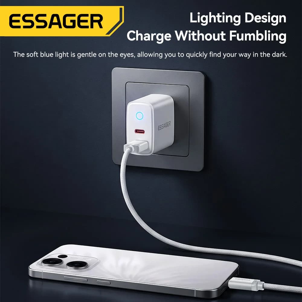 طقم شاحن سريع USB-C PD بقدرة 20 واط